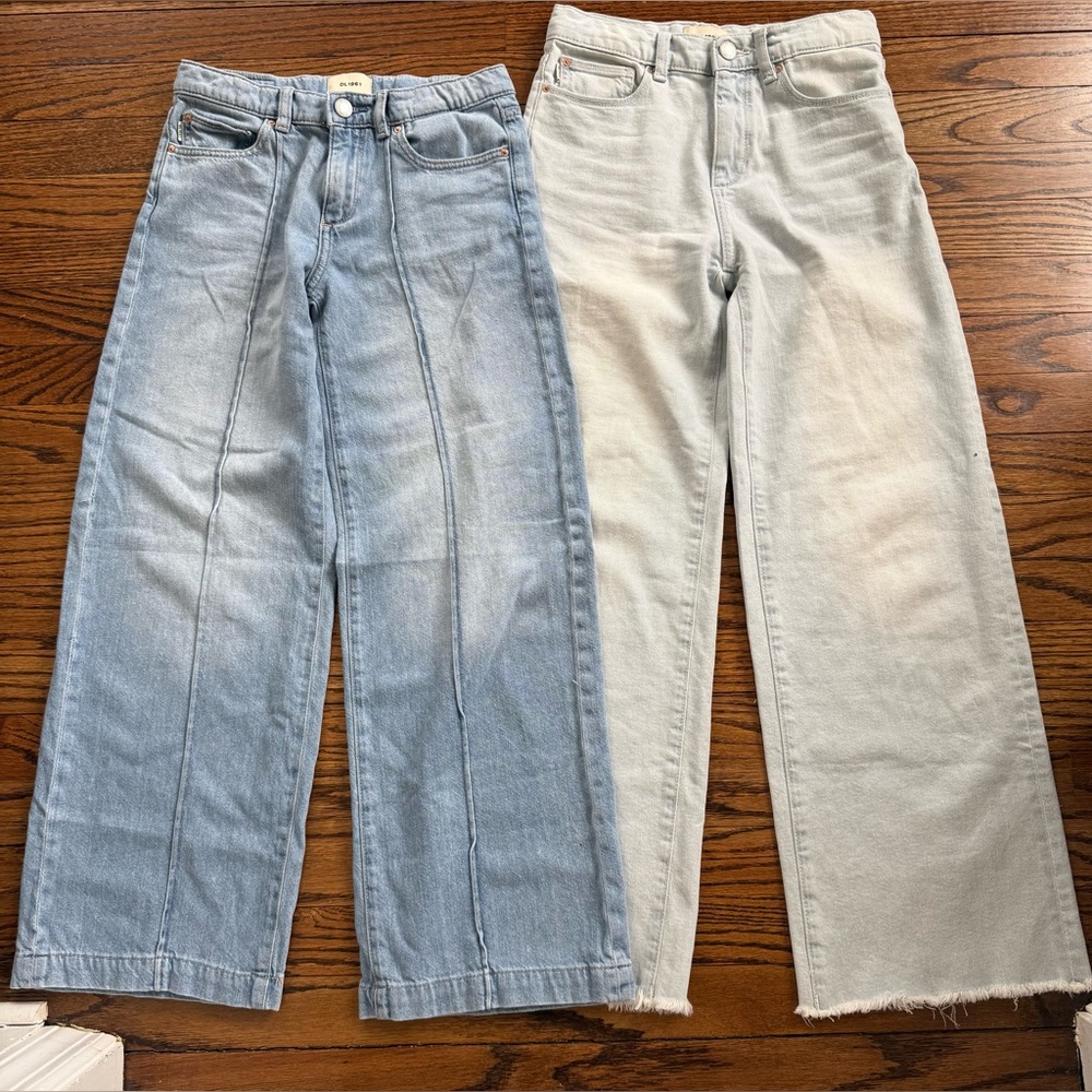 DL1961 Jeans, 2 pairs, sizes kids 12&14
